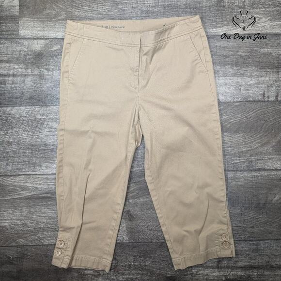 Talbots Peddle Pusher Cropped Pants Size 10 - Picture 1 of 6